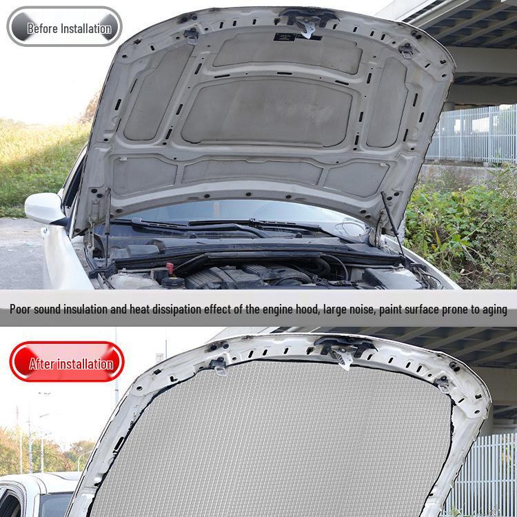 Self-Adhesive Thermal and Sound Insulation Cotton for Car Hoods, Engine Compartments, and Doors