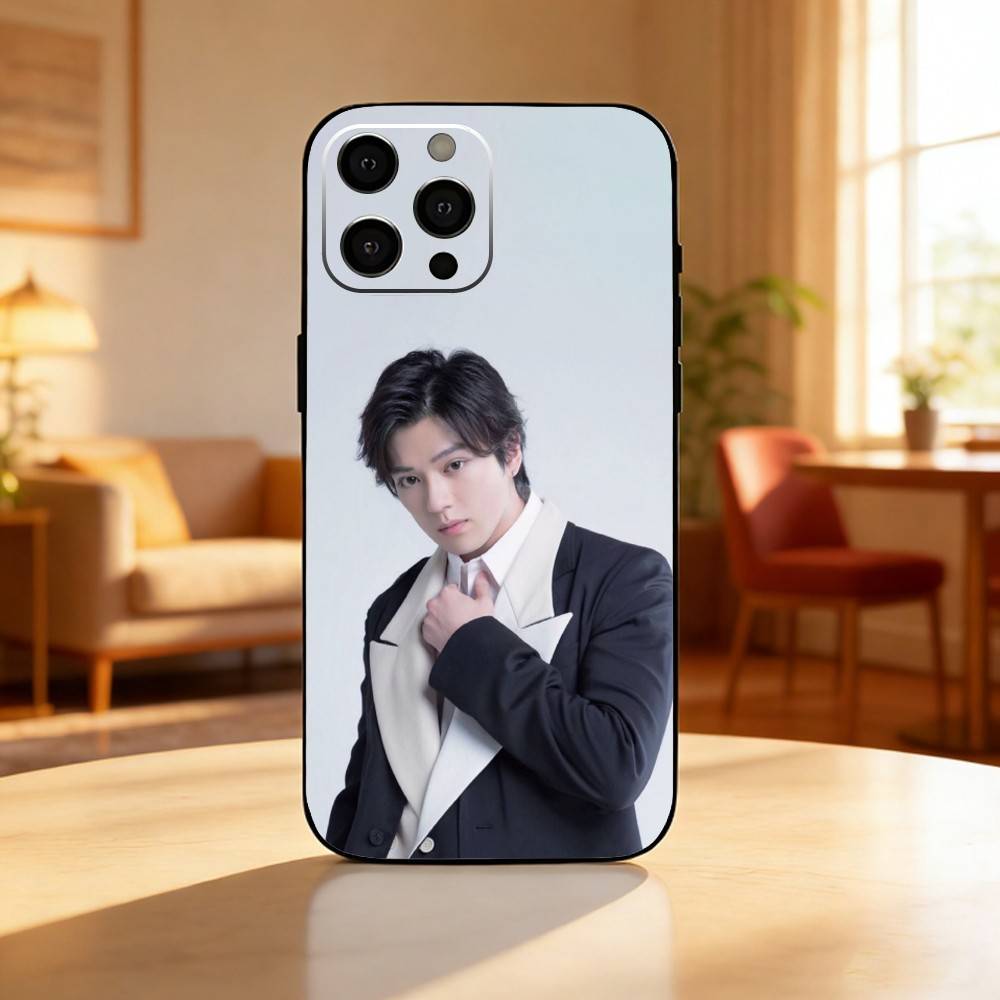 M-Mackenyu Arata Phone Case For iPhone17,16,15,14,13,12 Plus,Max Soft Silicone Black Cover