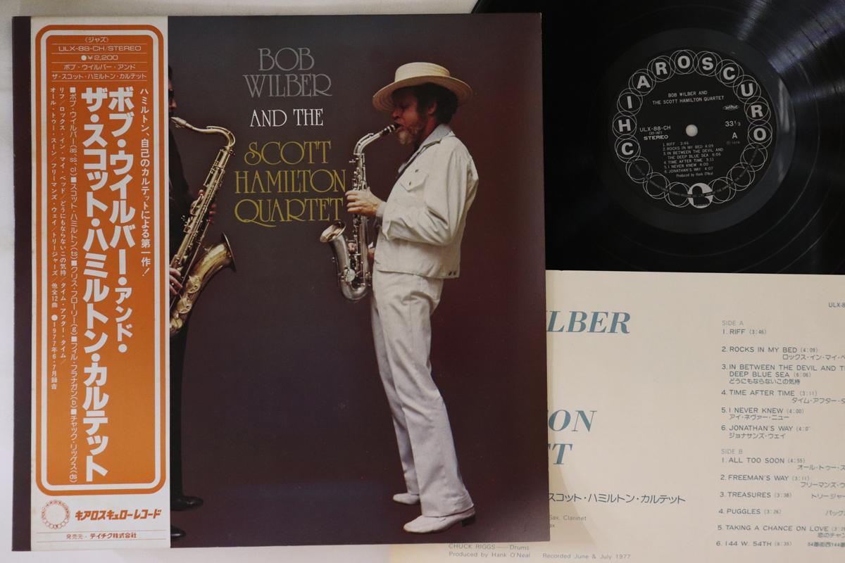 

LP Record BOB WILBER - Bob Wilber & The Scott Hamilton Qua ULX88CH CHIAROSCURO 1978 Japan Obi Jazz Used