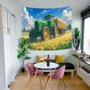 Support Farmer Tapestry Banner Rural Wall Hanging Wall Art Decoration Bedroom Farmland wall tapestry
