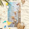 1pc Quick-Dry Beach Towel, lightweight breathable with modern digital print. perfect for beach, pool, swimming, picnic, camping