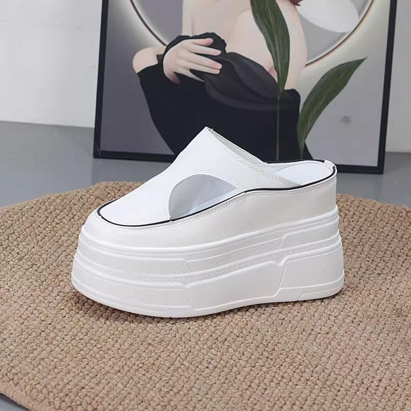 Fashion 7CM 11CM Platform Sneakers for Women Slip on Platform Slippers Flip Flop Women Casual Shoes Wedge Heel Women Summer Shoes