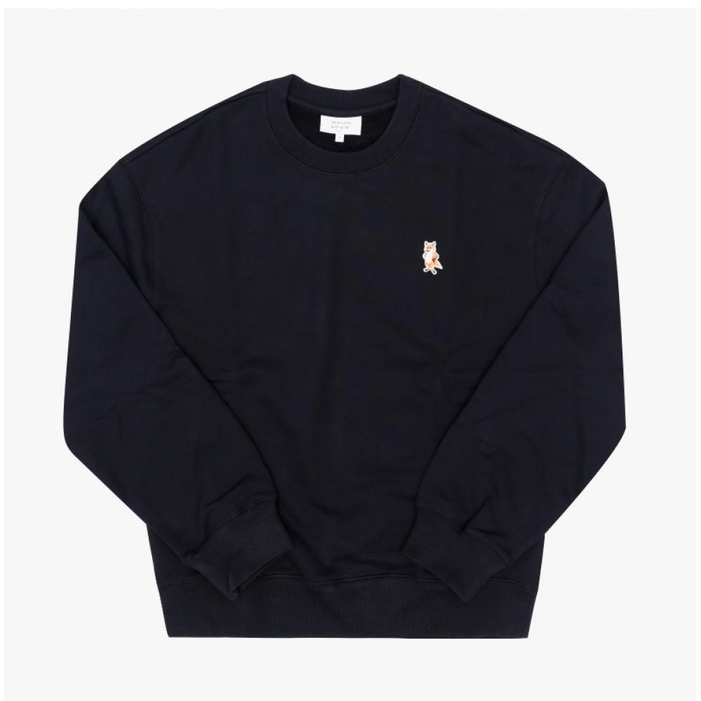 MaiSon KitSune Men S SweatShirt Standing Fox Patch Pm00311km0341