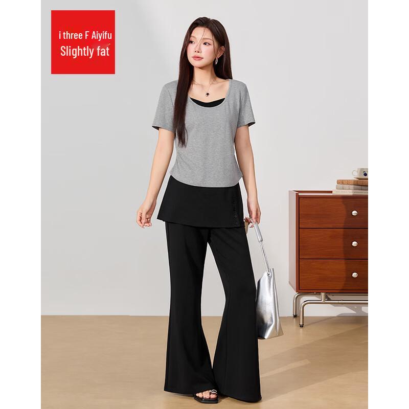 IEF Women s Korean Casual Slim-Fit Plus Size Long Pants 3XL