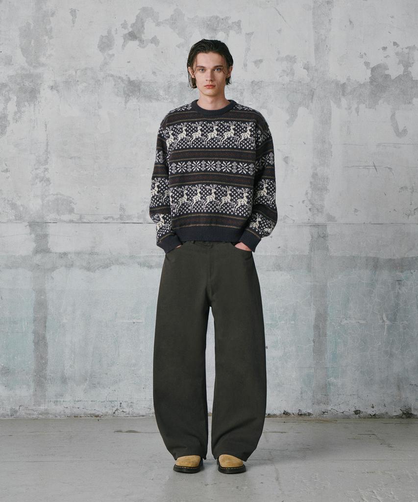 GLW Classic Nordic Knit Charcoal