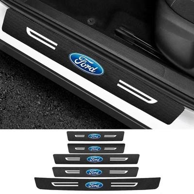 New 2026 Car Sticker Car Door Threshold Anti Scratch Stickers for Ford Mondeo Fiesta Focus Ranger S MAX Kuga Edge Roush Transit