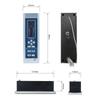 Dimensiune 20*6.5cm Radio FM Digital cu Ventilator și Difuzor Panou de Control pentru Computer Hands-Free Accesorii Cabina Baie