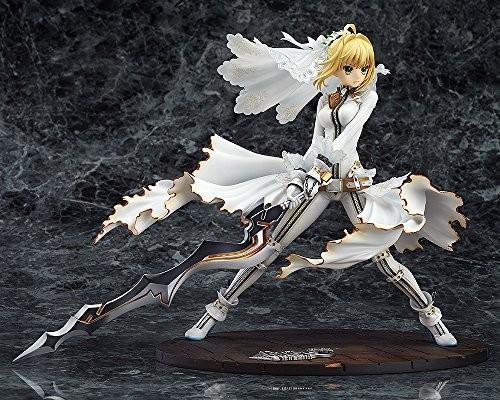 Fate EXTRA CCC Saber Bride 1 7 scale ABSPVC painted Figure Japan Used