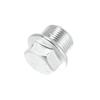 X Autohaux 1/2/4Pcs M22x1.5 Auto Engine Oil Drain Plug Screw with Stainless Steel Seal Ring Replacement for GM Car Accessories