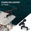 Fishing Rod Holder Fishing Pole Stand Fishing Rod Pole Stand Bracket Support Holder Rest Fishing Accessory for Raft Boat Kayak