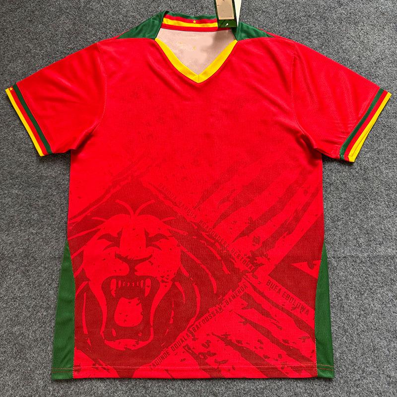 Cameroon Red Short Sleeve Football Jersey (S-2XL) - New Fan Edition XL красный