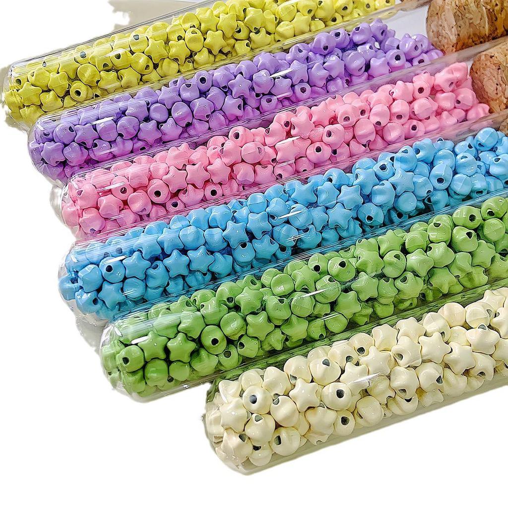 Colorful Star Alloy Beads for DIY Phone Chain Accessories & Layered Hand Creations