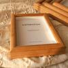Simple Wood Photo Frame Ornaments 5 Inch 6 Inch Creative Home Desk Decoration Picture Frames Modern Photo Album Painting Frame