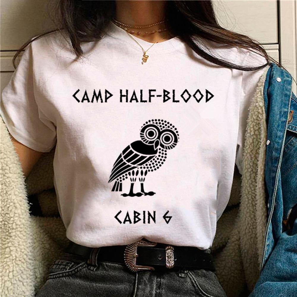 

Женская футболка Перси Джексон комикс футболка девушка аниме японская одежда S