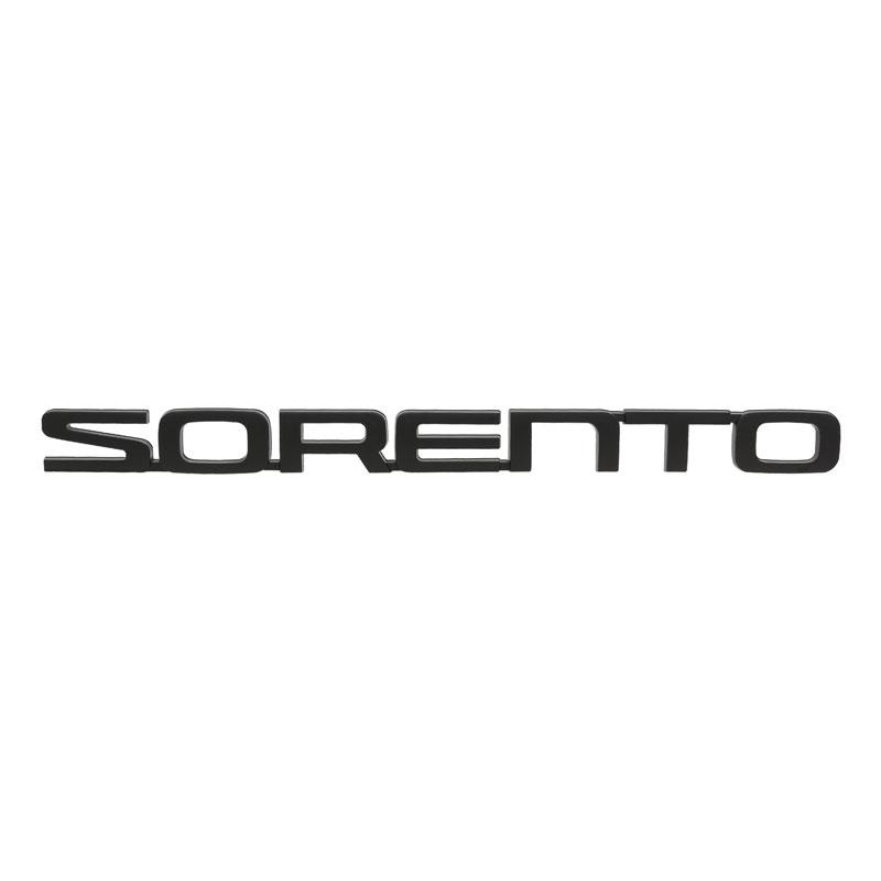 3D ABS SORENTO Letter Logo Rear Bumper Tail Trunk Sticker Car Styling For KIA Sorento 2004-2020 2021 Auto Accessories