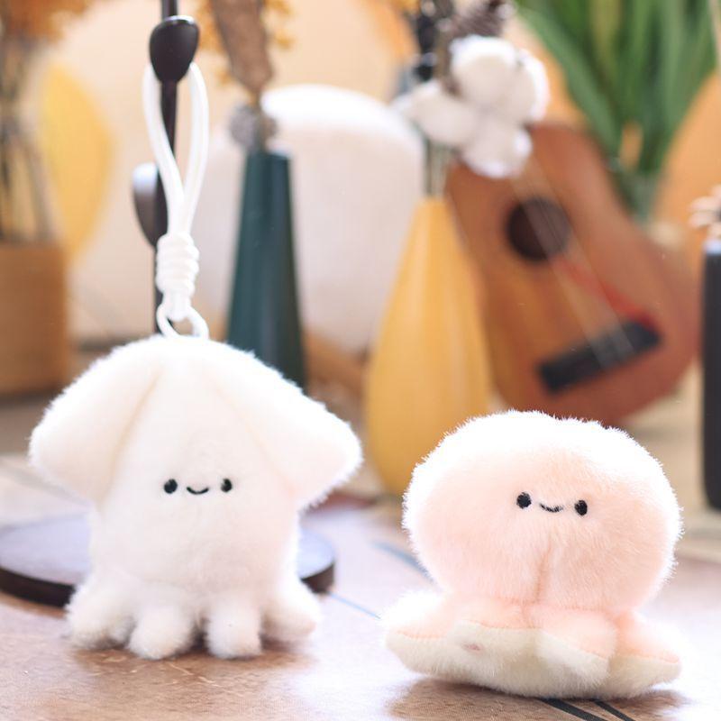 Oceanthemed Plush Squiidami Keyring With Super Soft Plush Material For Gifts