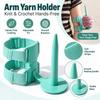 Adjustable Straps Yarn Holder Plastic Yarn Dispenser New Arm Yarn Holder