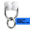 Universal Caravans Motorhome Curtain Track Rollers Hooks Noise Reducing Design For Smooth Quiet Gliding Operation 50pcs