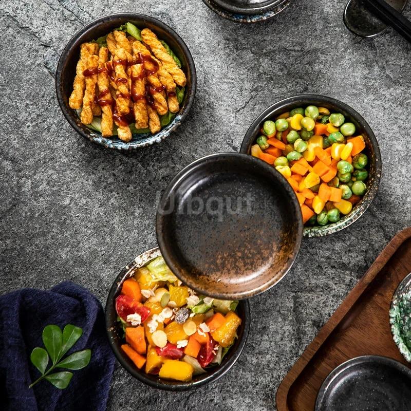 Sauce Seasoning Dipping dish Soy sauce tray Snack dishes Japanese Cuisine Commercial ceramics Round flavor dish ceramic bowl