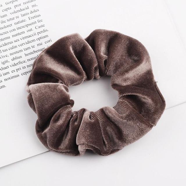 Classic All-match Velvet Scrunchies Women Girls Elastic Hair Rubber Bands Accessories Tie Hair Ring Rope Lady Headdress Headwear