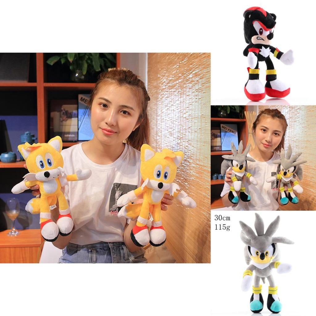 Adorable 28cm Sonic The Hedgehog Shadow Amy Rose Knuckle Tail Plush Toy For All Ages