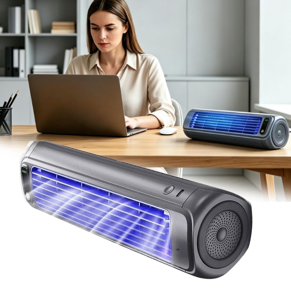 Portable Quiet Wall Mounted Fan No Drilling Adhesive Small for Kitchen Bathroom Dorm Bedroom Office Home Cooling Fan