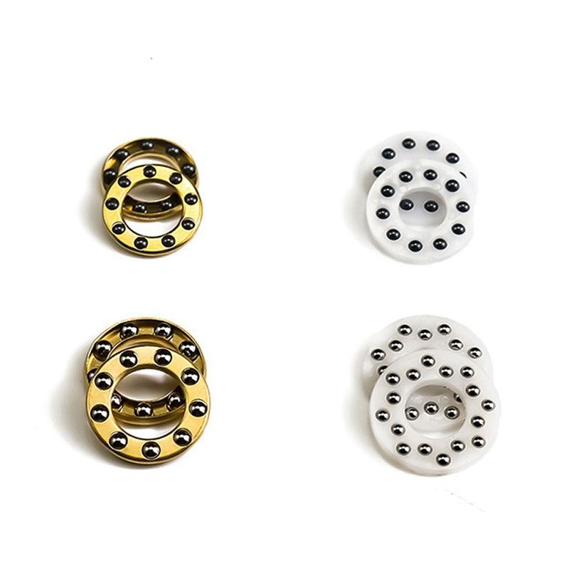 100PCS F4-7 F5-12 Mini Plane Axial Ball Bearing Ceramic Ball Steel Ball Thrust Bearing Copper Bearing Folding Knife Accessories