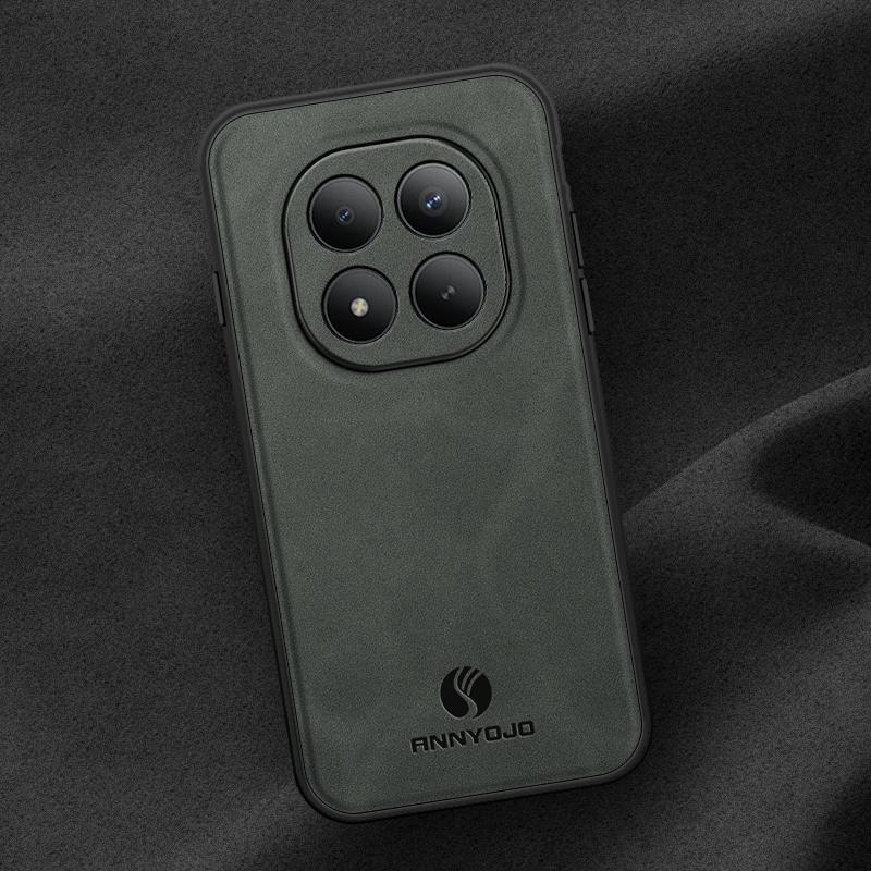 Anti-Sweat Non-Fingerprint Case for Xiaomi Redmi Note 15 Pro Plus 5g Note14 Note 14 Pro+ Note15 4G Accessories Leather Cover