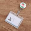 New Nurse Doctor Retractable Badge Reel with Horizontal Style Aluminum ID Business Card Work Card Badge Holder Office Supplies