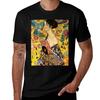 Lady With Fan By Gustav Klimt Tshirt Halloween Casual Tshirt