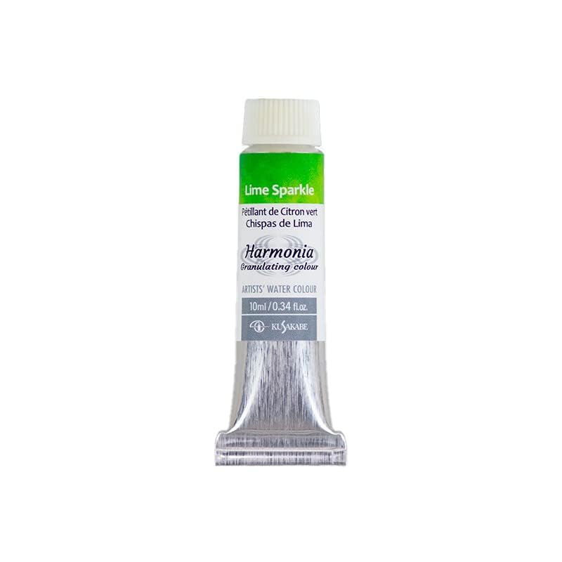 

KUSAKABE transparent watercolor paint harmonia lime sparkle 10ml (No. 4)