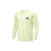 Li Ning Badfive Letter Pattern Printed Quick-Dry Long Sleeve T-Shirt Men Tops Jade-Green ATLU021-1
