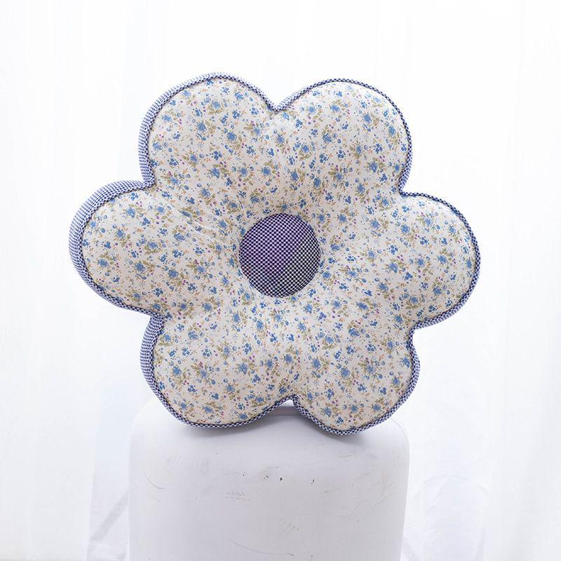 Korejský polštářek s květinami švestky: Celobavlníkový polštářek na zdřímnutí do kanceláře a ložnice