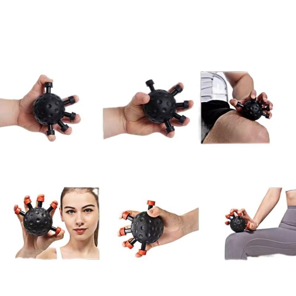 Five-fingers Hand Strengthener Grip Ergonomic Hand Balls Gripper Exerciser  Golfers