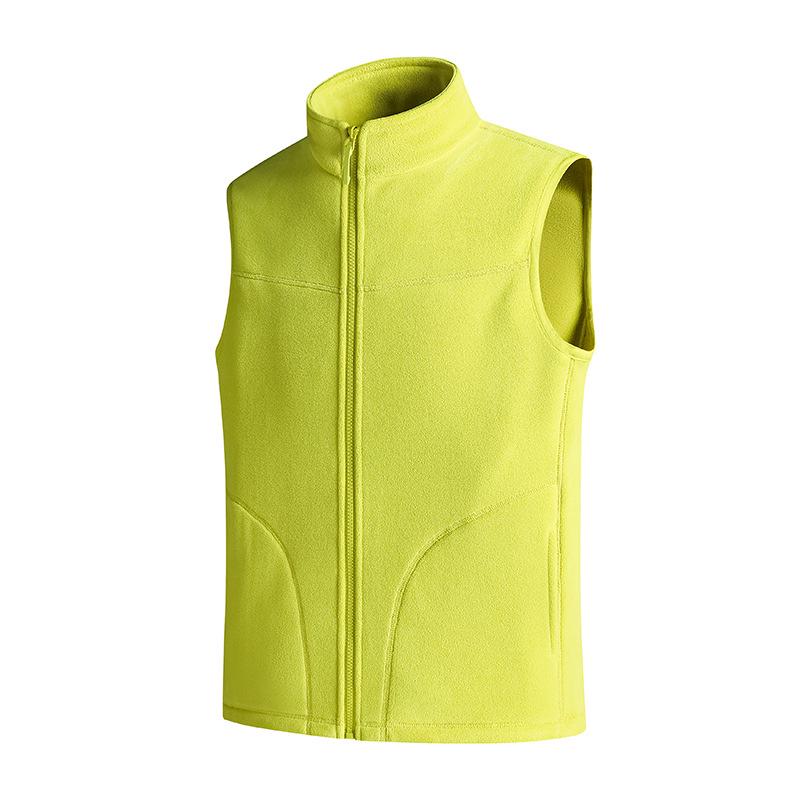 Autumn/Winter 2026 Unisex European Size Fleece Vest for Hiking and Fitness - Warm Sleeveless Jacket