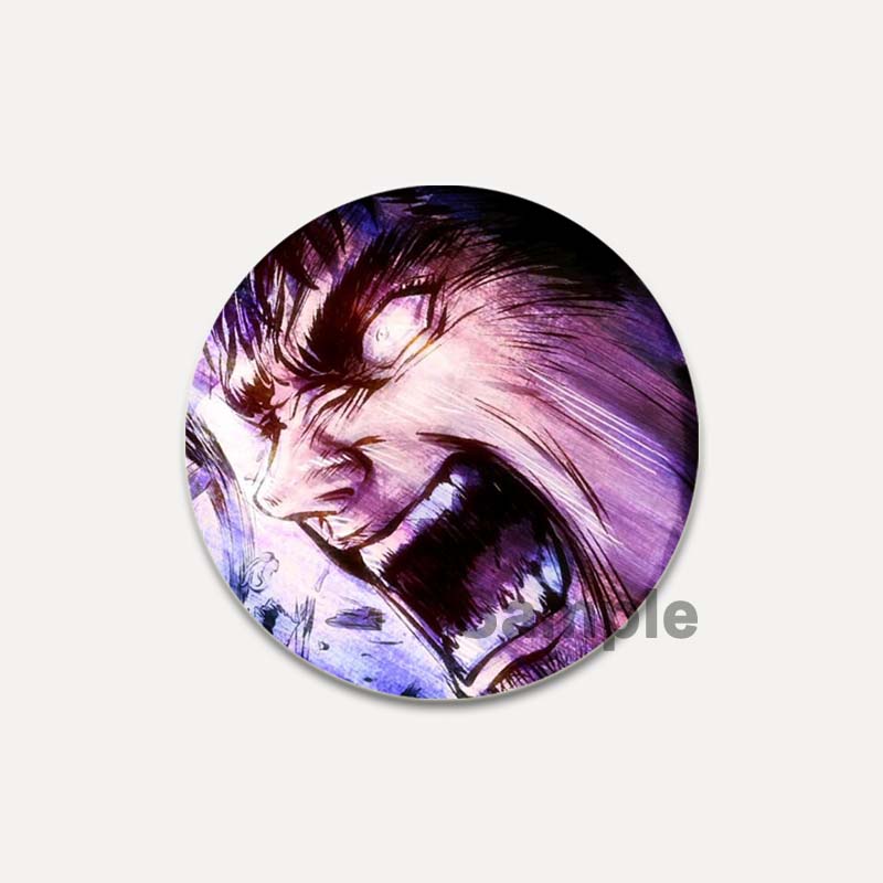 

32/44/58 мм аниме броши BERSERK мультфильм кишки/значок Гриффита на рюкзак одежда круглые булавки ручной работы для подарка аксессуар 32mm