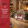 Custom Acrylic Tabletop Ornament Heart Shaped Christmas Gnome Decor, 2D Flat Holiday Festive Interior Decor Centerpiece with Love Design, Room