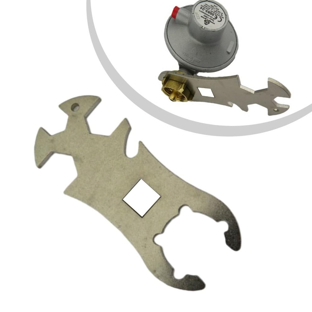Stainless Steel Gas Cylinder Wrench Portable Gas Conditioning Tool Used Outdoors