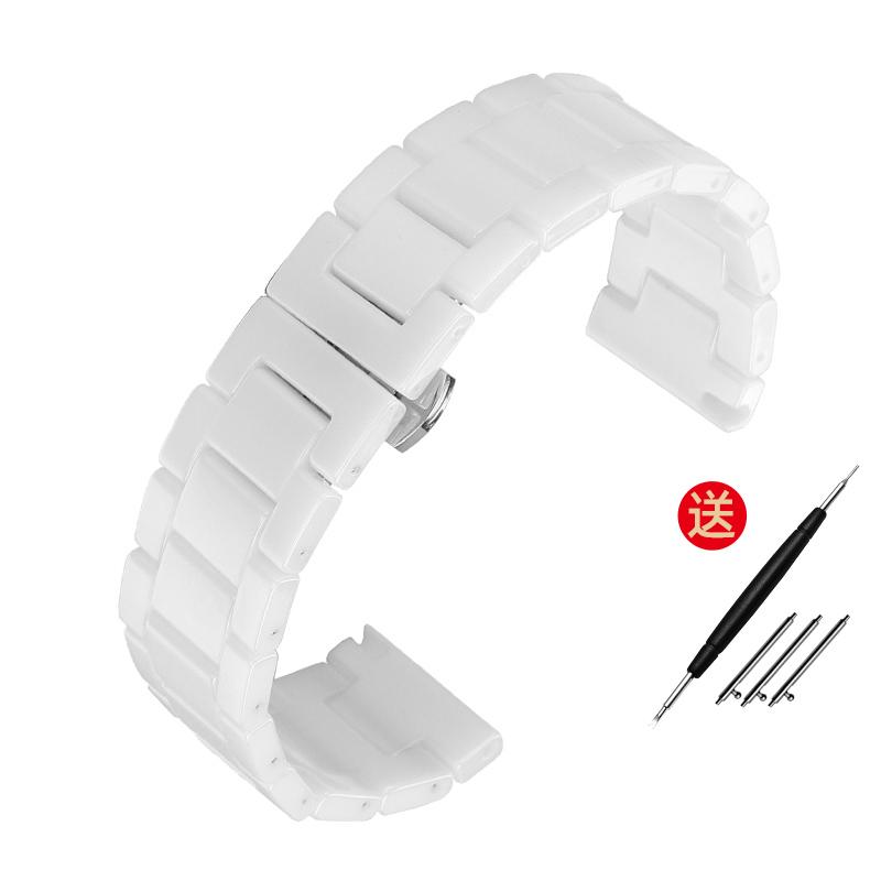 

Керамический ремешок для часов 14 мм, 16 мм, 18 мм, 20 мм, 22 мм, ремешок для часов Omega Moonswatch Amazfit Samsung, ремешок для мужских и женских наручных часов 18mm