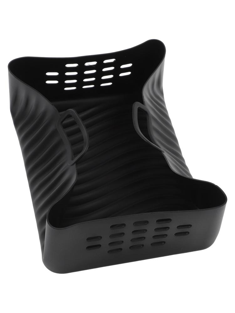 Air Fryer Accessory Silicone Mat Silicone Rectangular Baking Mat Black Silicone Baking Tray Compatible With SL400UK