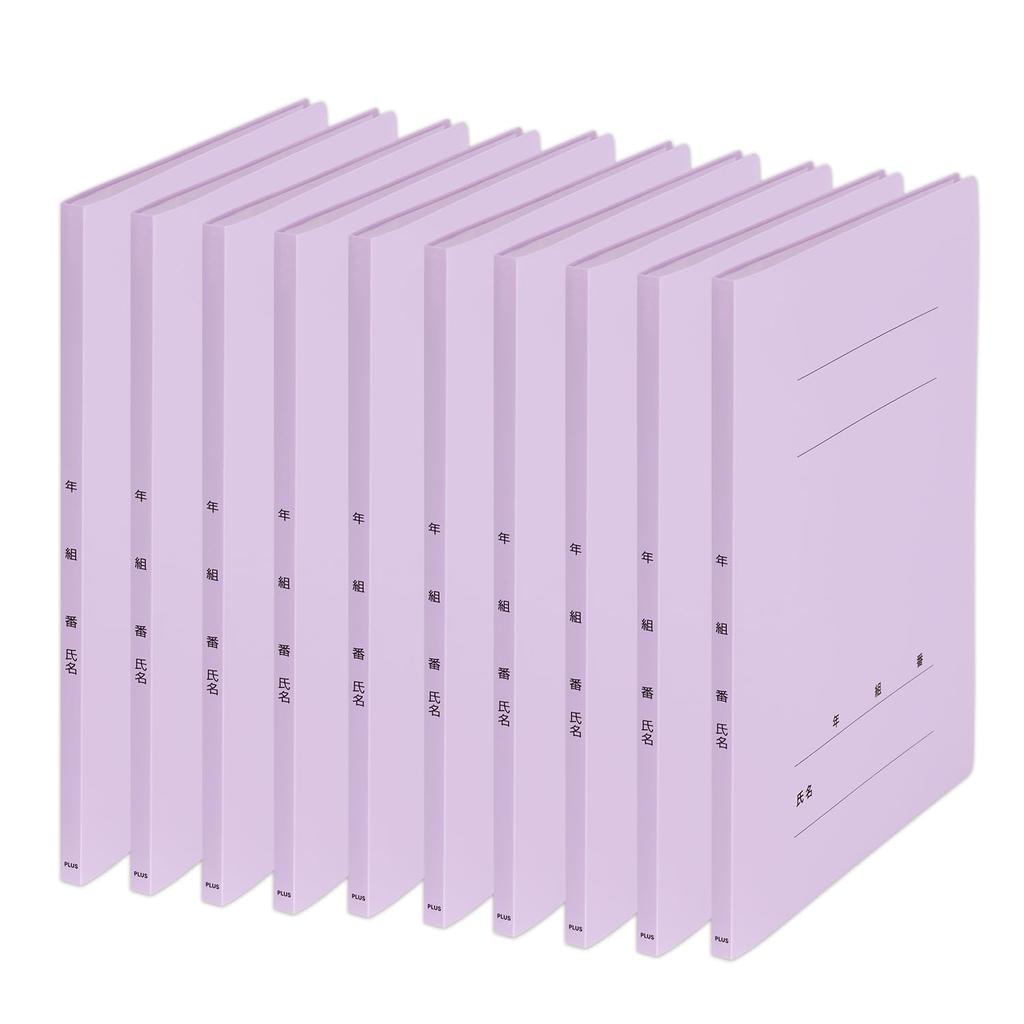 Plus Pocket Year Class Name Clear 20 10 x 10 File, File, FF, Pockets, Files, Violet, FC-122GA, 84-895