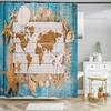 Seaside Scenic Beach Shells Shower Curtains Bathroom Curtain Frabic Waterproof Polyester Bath Curtains For Bathroom