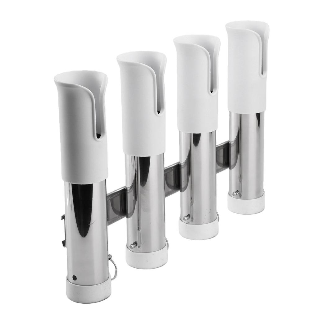 Fishing Boat Rod Holder Stainless Steel Waterproofing 4 Link Tube Fishing Rod Holder for Trucks Kayaks