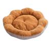 Winter Pet Bed Flower Shaped Plush Dog Bed with Anti-slip Bottom