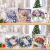 6PCS DIY Diamond Art Greeting Cards Birthday Theme Congratulations Cards & Gifts