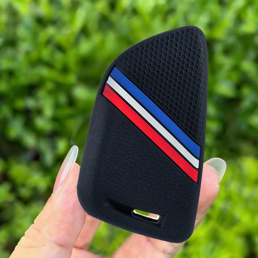 Silicone Remote Car Key Cover Keychain Key Case For BMW X1 X3 X4 X5 X6 Series 1 2 3 5 7 G20 G02 G05 G31 G23 F34 F15 F40 IX3