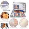 German Shepherd Beginner Latch Hook Kits Pillow Cover Set Sofa Cushion Latch Hooking Carpet Rug Acrylic Yarn Printed Pillowcase Craft Kits with Tools
