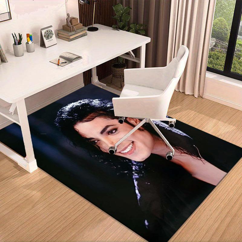 Michael muisc Carpet, Chair Rug,Rug for Office Bedroom living rooms, Doormat decor Fan Gift Christmas Gift