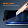 10 in 1 9H Anti-scratch Phone Tempered Glass Privacy Anti-fingerprint Screen Protector for iPhone 12 12 Mini 12 Pro 12 Pro Max