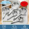 304 Stainless Steel Strainer Filter Spoon Long Handle Fine Mesh Filter Spoon Fat Skimmer Spoon Food Grade Heat Resistant